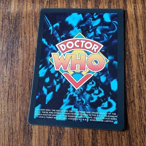 1996 Doctor Who - Collectible Card Game Card Game Tranquil Repose - Near Mint - Picture 2 of 2